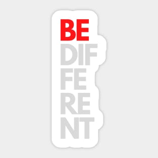 Be Different Sticker